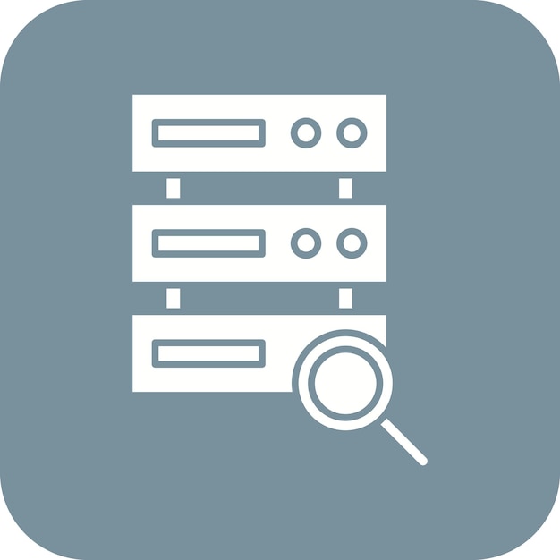 Search Database icon vector image Can be used for Web Hosting