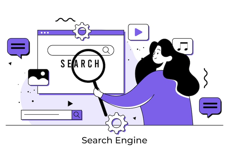 Vector search engine concept