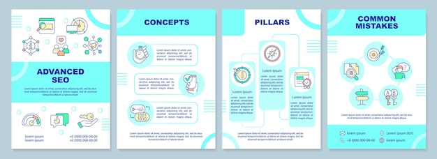 Шаблон брошюры по поисковой оптимизации