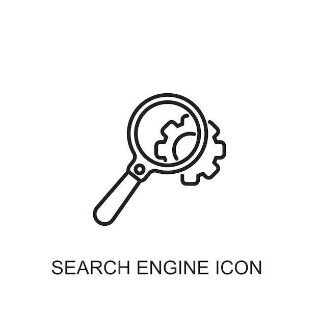 Search engine vector icon icon