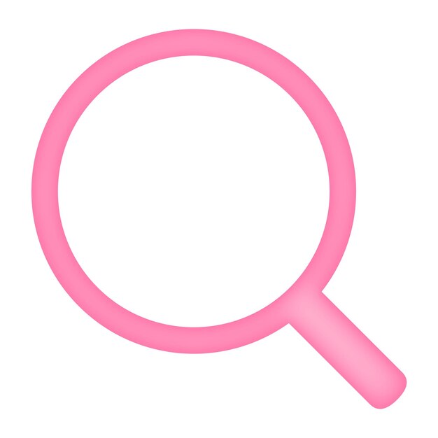 Vector search icon pink