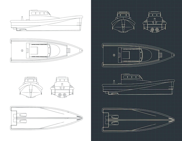search and rescue boat blueprints
