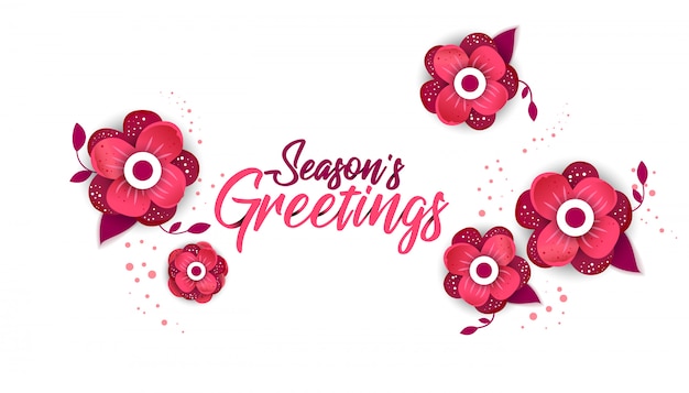 Season's greeting template