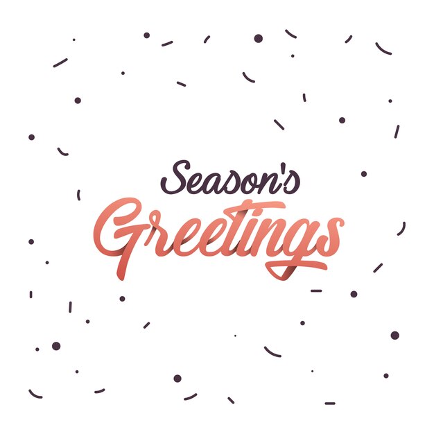 Season's greeting template