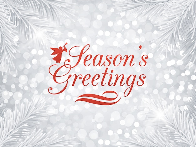 Vector season's greetings background