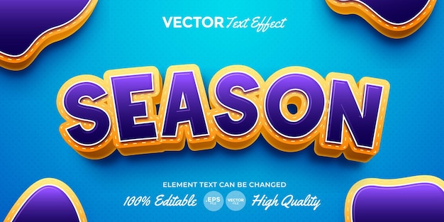 Season Text Effect