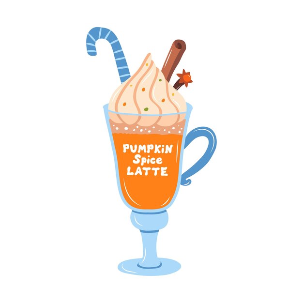 Seasonal flavored product pumpkin latte coffee