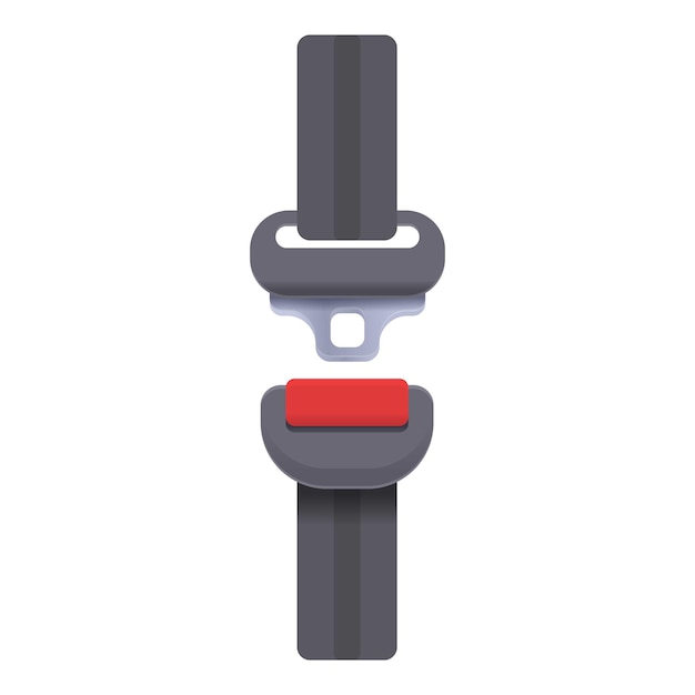 Vector seatbelt icon cartoon vector car seat safety belt