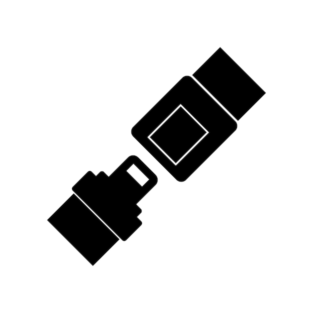 Vector seatbelt icon