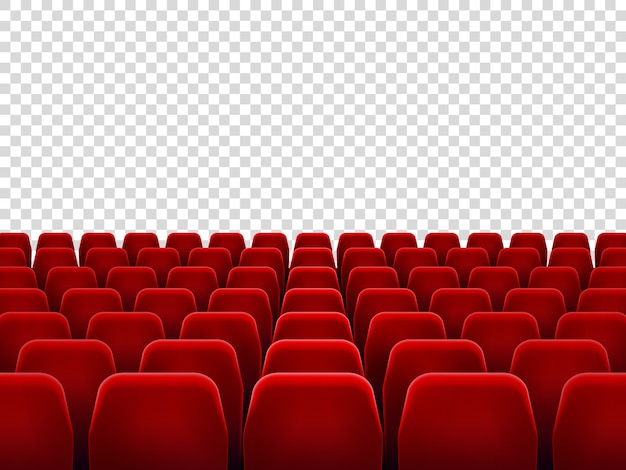 seats at empty movie hall, seat chair for film screening room. 
