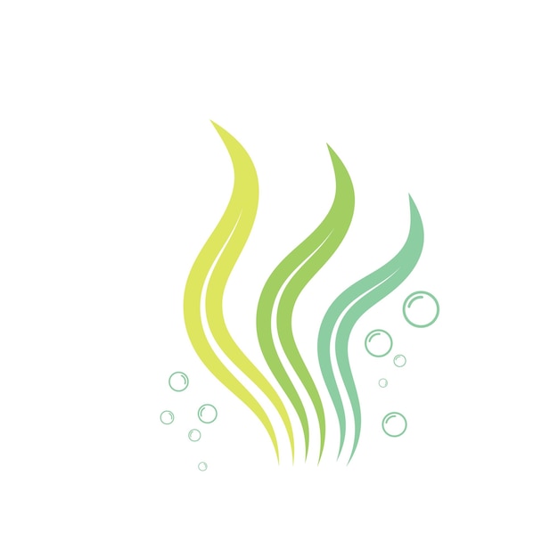 Seaweed icon vector illustration design template