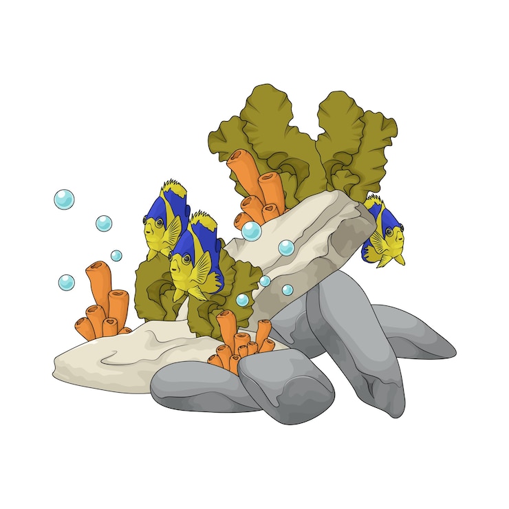 Vector seaweed
