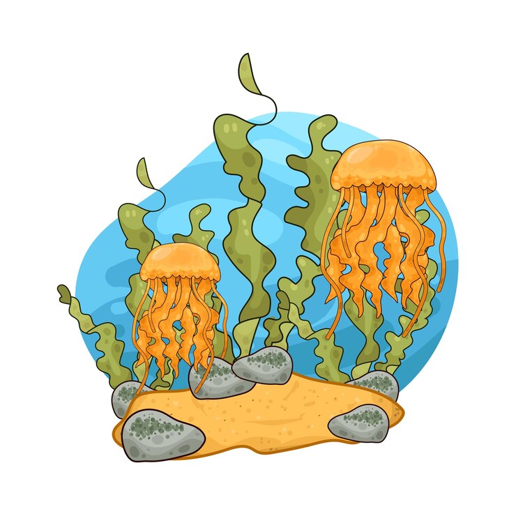 Vector seaweed