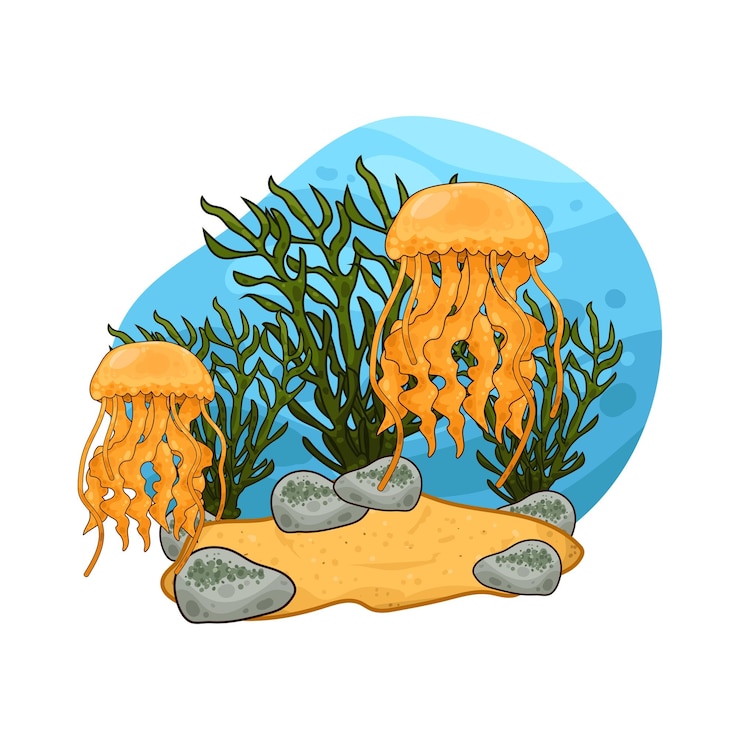 Vector seaweed
