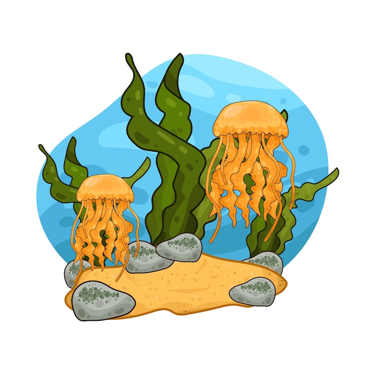 Vector seaweed