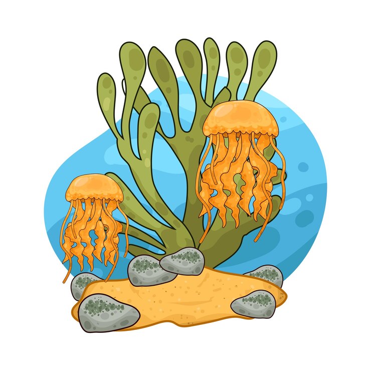 Vector seaweed