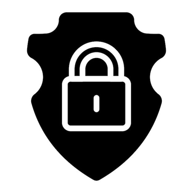 secure badge icon vector image can be used for information security