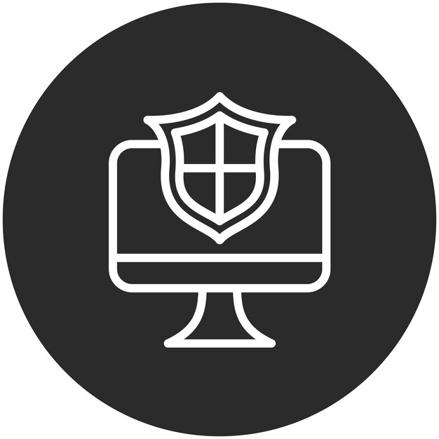 Vettore iconica vettoriale di secure device icon illustrazione dell'icona di rete e condivisione dei dati