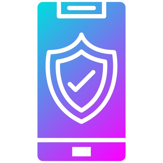 Vector secure device vector illustration style