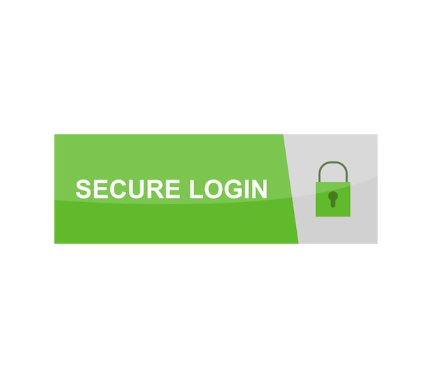 Secure login button