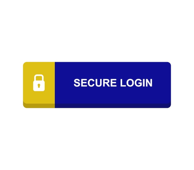 Vector secure login button