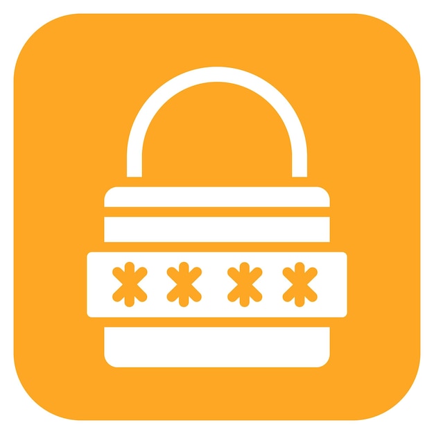 Secure Pasword icon vector image Can be used for Biometrics