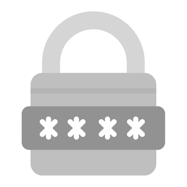 Secure Pasword icon vector image Can be used for Biometrics