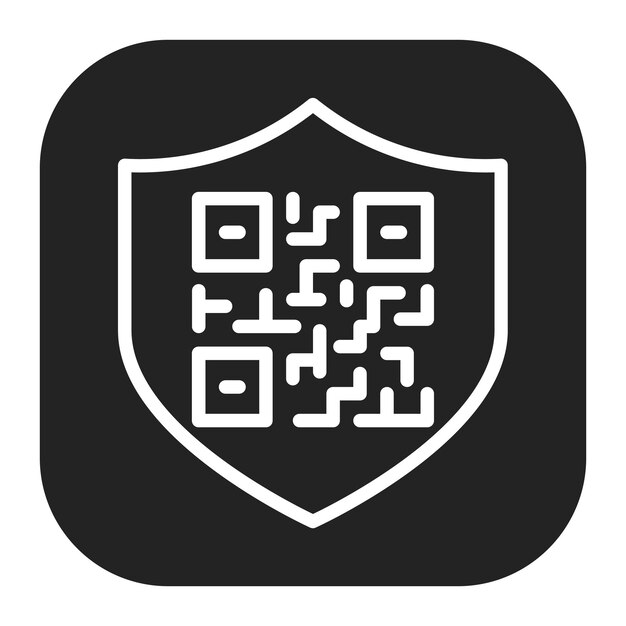 secure qr code icon vector image can be used for safe payment