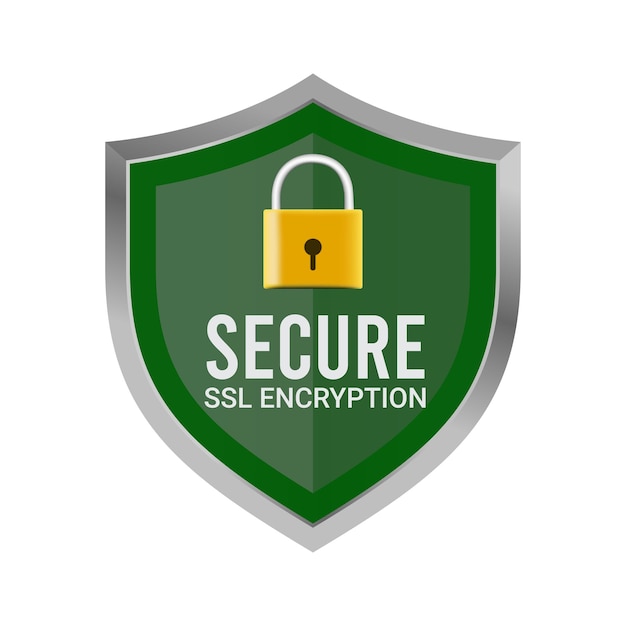 Vector secure ssl encryption logo secure connection icon vector illustration ssl certificate icon secure