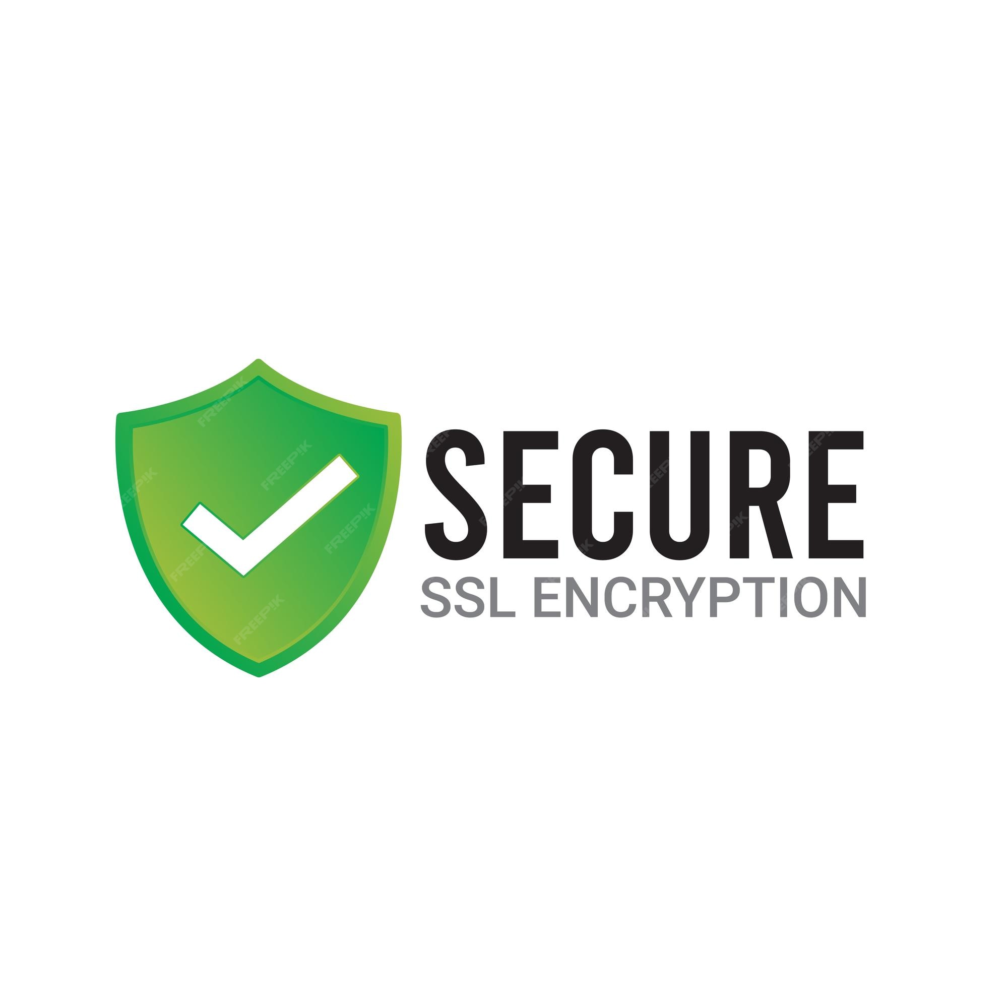 Premium Vector | Secure ssl encryption logo, secure connection icon vector illustration, ssl certificate icon