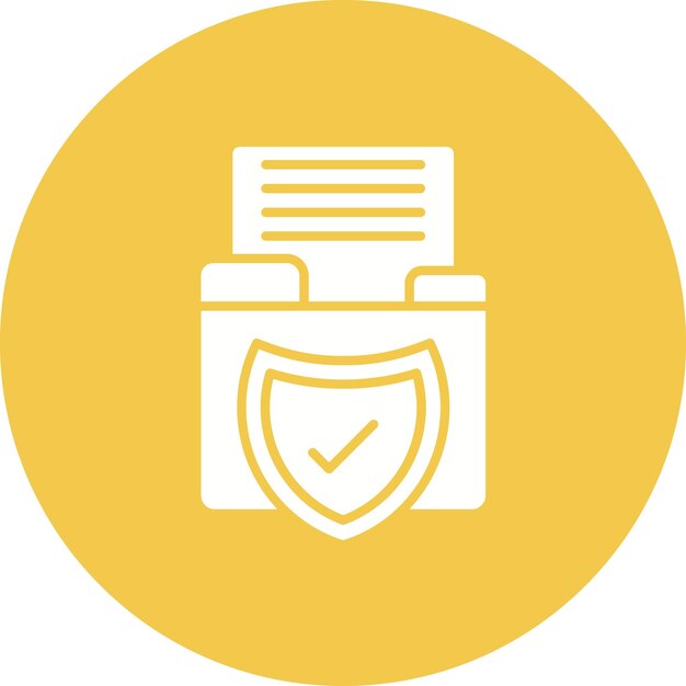 Secured Backup vector icon Can be used for Data Analytics iconset