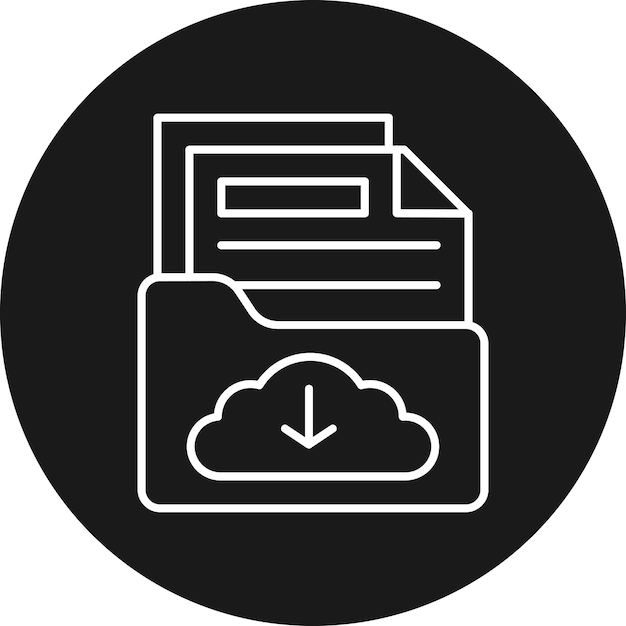 Secured backup vector icon can be used for data analytics iconset