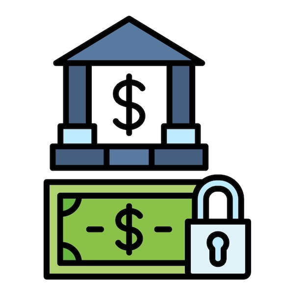 Secured Loan Flat Illustration