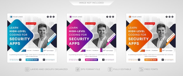 Security Application Development Post Design Template