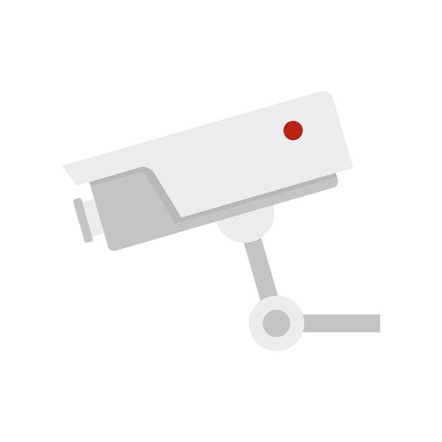 Vector security camera icon flat illustration of security camera vector icon for web design