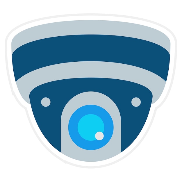 Vector security camera icon