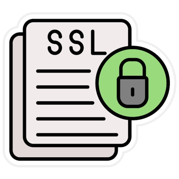 セキュリティ 証明書 アイコン ベクトル イメージ GDPR に使用できます