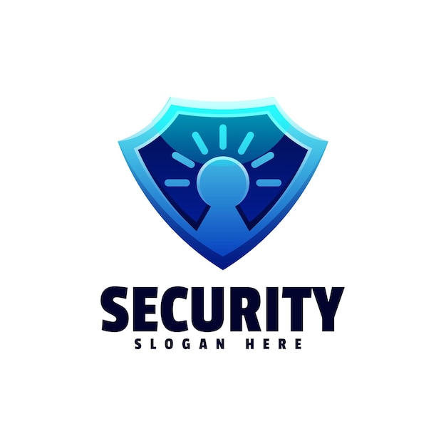 Security Colorful Gradient amp Простой логотип