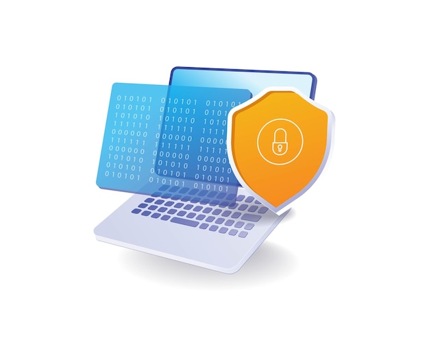 security of computer data from malware viruses