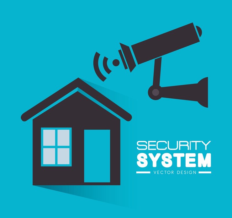 Vector security design, vector illustration.