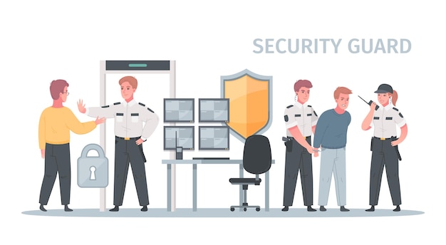 Security Guard Arrest Composition