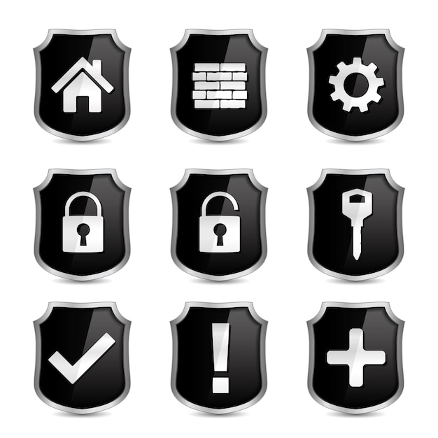 Vector security icons