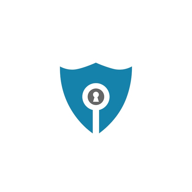 Security logo technology for your company shield logo for security data