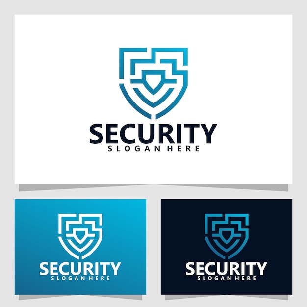 Vector security logo vector design template