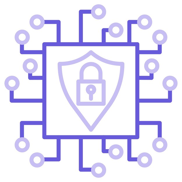 Security Network Vector Illustration