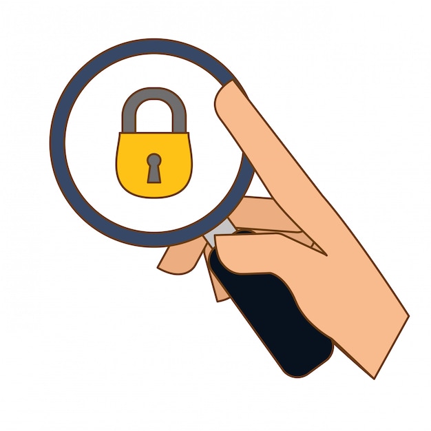 Security or privacy related icons image