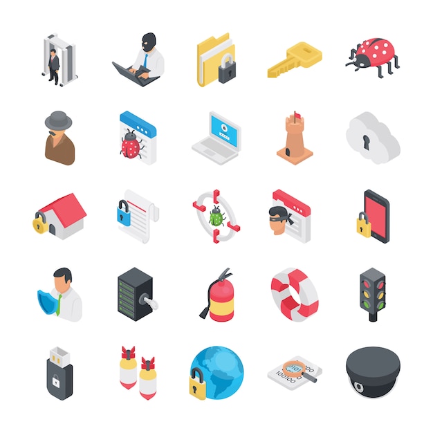 Security and Protection Icons Pack