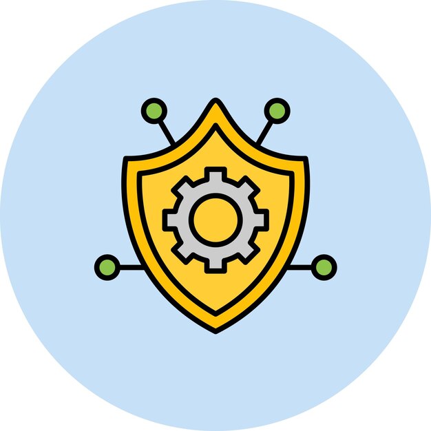 Security Settings Flat Illustration