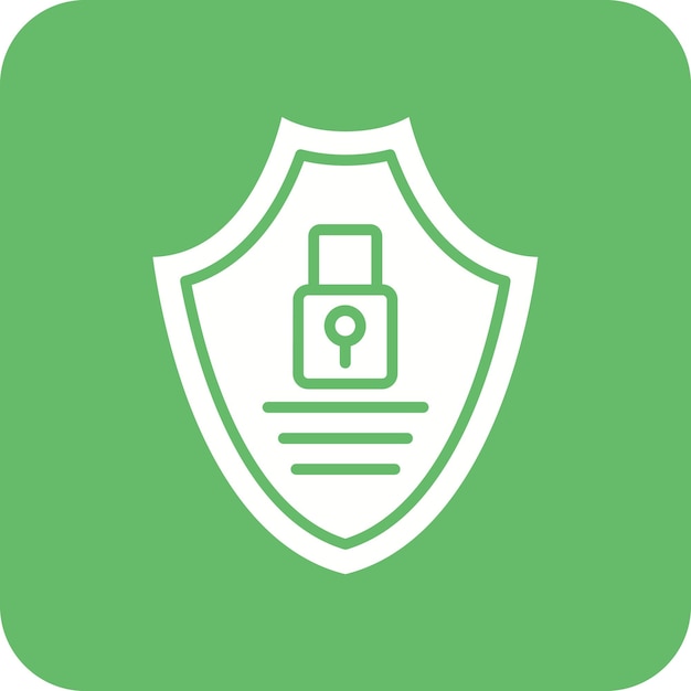 Vector security shield icon vector image can be used for networking and data sharing