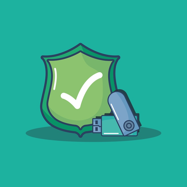 Vector security shield icon